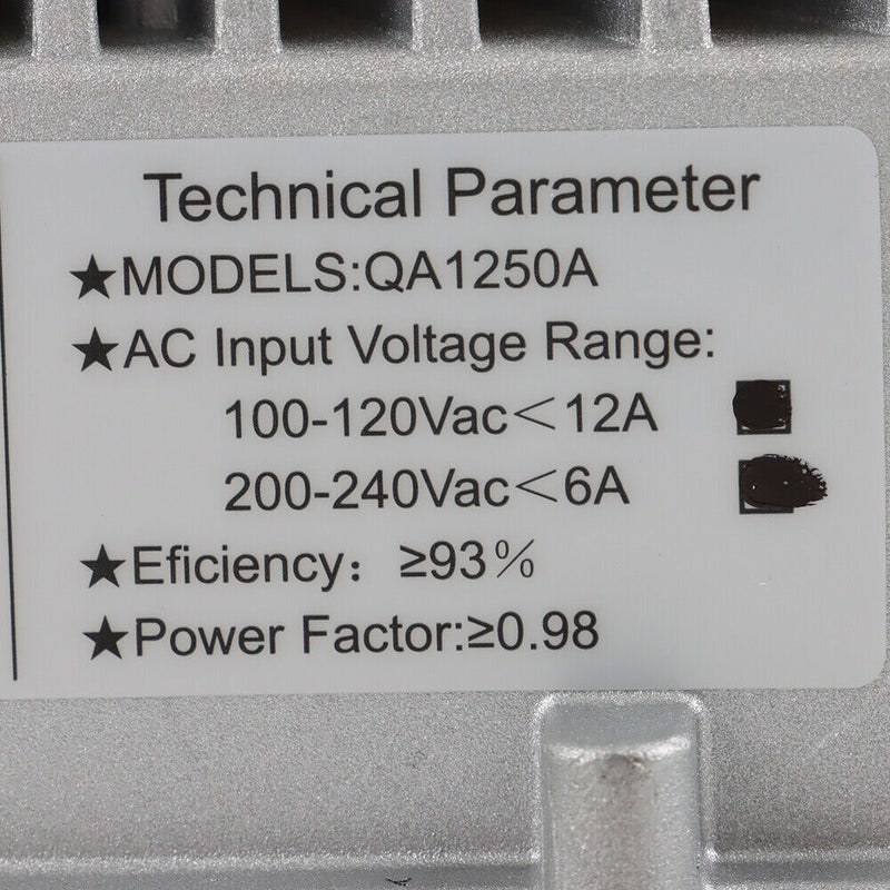 DURAFORCE 58.4V 25A(18A @110 VAC;25A @220 VAC) Golf Cart Lithium Battery Charger LiFePO4