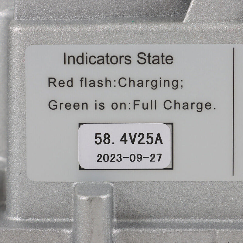 DURAFORCE 58.4V 25A(18A @110 VAC;25A @220 VAC) Golf Cart Lithium Battery Charger LiFePO4