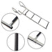 DURAFORCE 4 Steps Pontoon Boat Ladder Stainless Steel Folding Telescoping Rear Entry