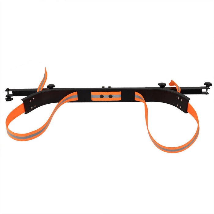 DURAFORCE Golf Cart Orange&Black Universal Rear Seat Bag Holder For EZGo/ Club Car/Yamaha