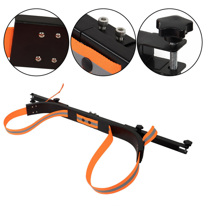 DURAFORCE Golf Cart Orange&Black Universal Rear Seat Bag Holder For EZGo/ Club Car/Yamaha