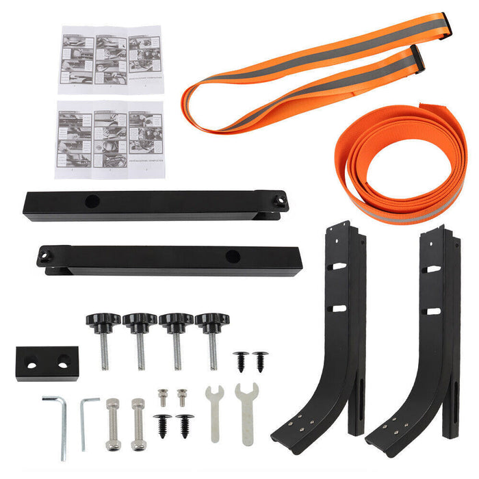 DURAFORCE Golf Cart Orange&Black Universal Rear Seat Bag Holder For EZGo/ Club Car/Yamaha