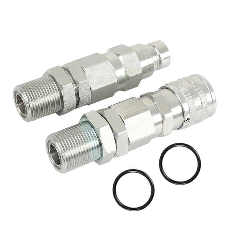 DURAFORCE Hyd.Quick-Connect Coupler For John Deere 332 333D 50G 60D 328D KV13884 AT312877