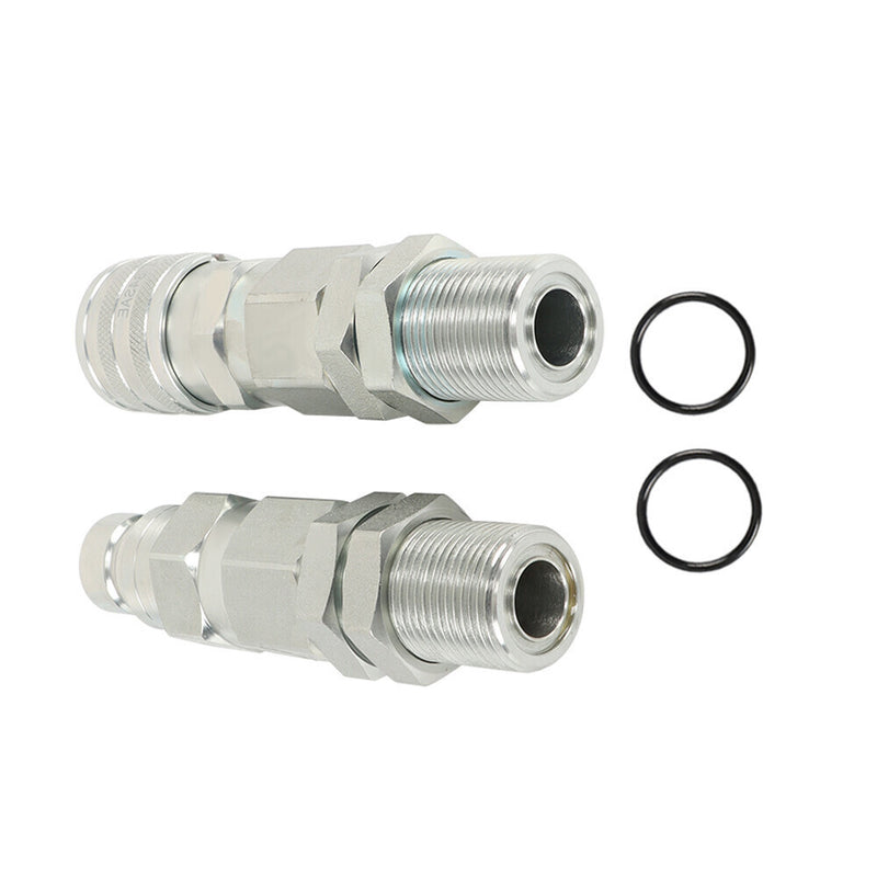 DURAFORCE Hyd.Quick-Connect Coupler For John Deere 332 333D 50G 60D 328D KV13884 AT312877