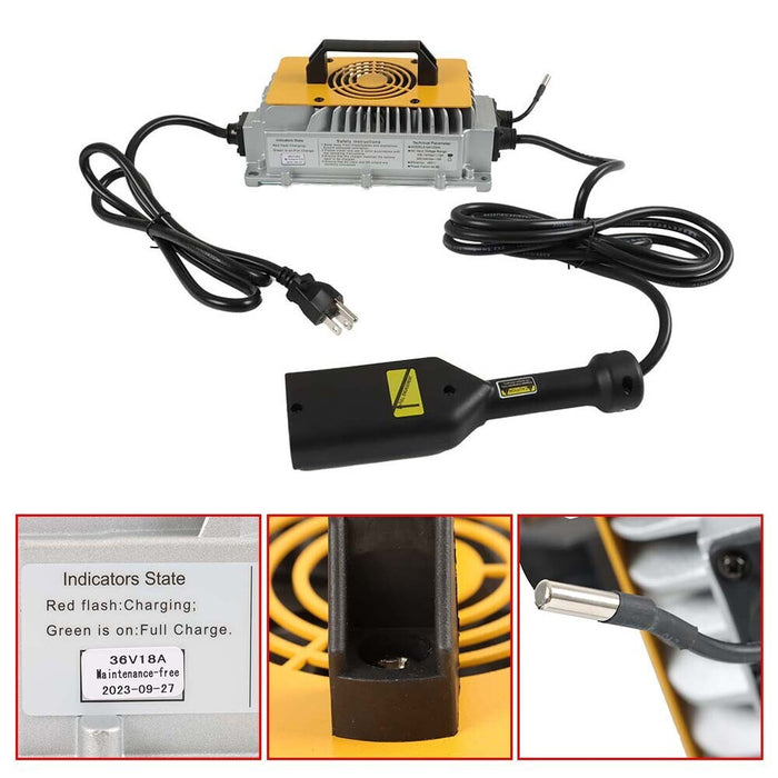 DURAFORCE 1996-2009 18 AMP 36 Volt Golf Carts Battery Charger For E-Z-GO TXT D-Style Plug