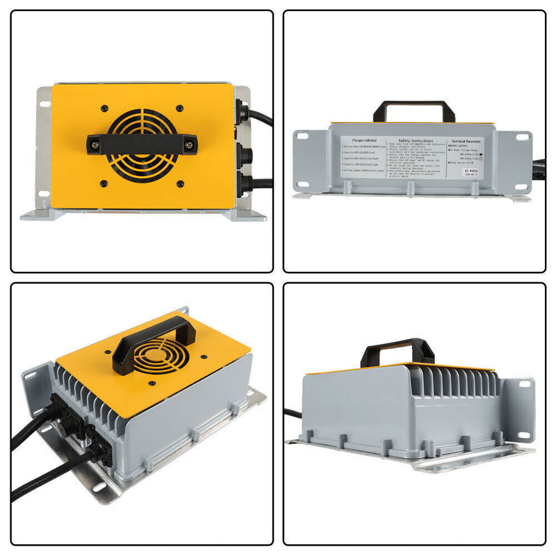 DURAFORCE 58.4Volt Golf Carts Lithium Battery Charger 30Amps (Max30A@ 110/220 VAC) LiFePo4