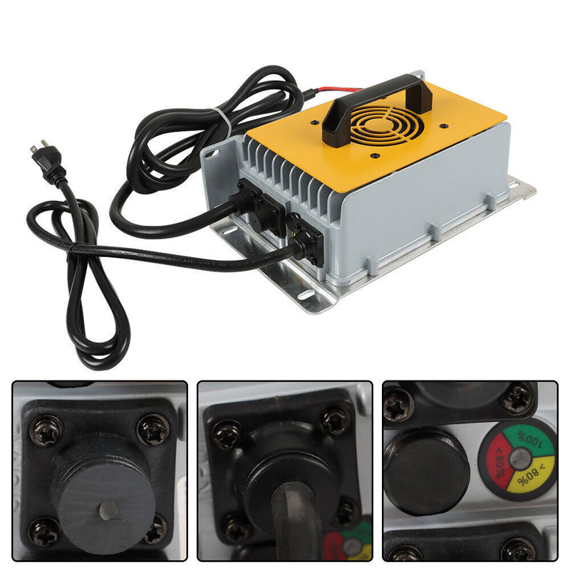 DURAFORCE 58.4Volt Golf Carts Lithium Battery Charger 30Amps (Max30A@ 110/220 VAC) LiFePo4