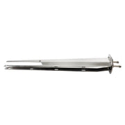 DURAFORCE 30" Stainless Steel Straight Mud Flap Hanger 2 1/2" Bolt Semi Truck Tapered