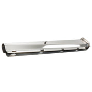 DURAFORCE 30" Stainless Steel Straight Mud Flap Hanger 2 1/2" Bolt Semi Truck Tapered