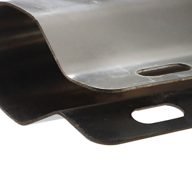 DURAFORCE 30" Stainless Steel Straight Mud Flap Hanger 2 1/2" Bolt Semi Truck Tapered