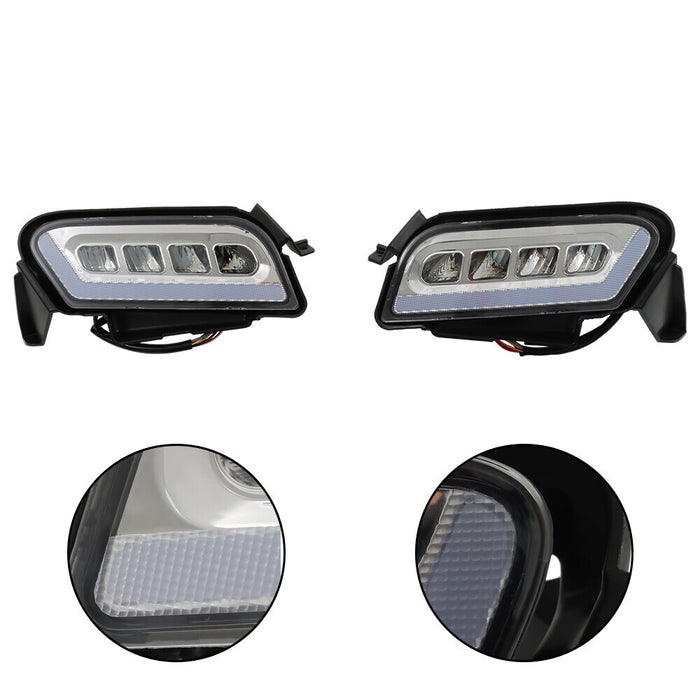 DURAFORCE 2018- Up Golf Carts For Club Car Tempo LED Headlight + Tail Light Kit