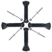 DURAFORCE Hood Strap Panel Latch Kit Four Straps Fit For SKI DOO REV MXZ GSX GTX