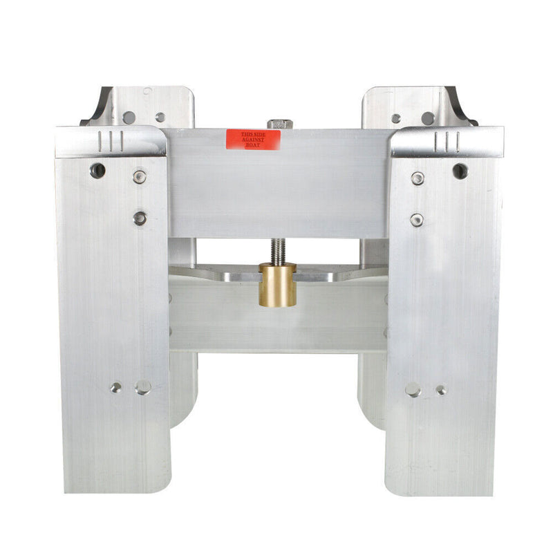 DURAFORCE High Strength Polished Aluminum Jack Plate JPL4500 Adjustable 6" Outboard Boat