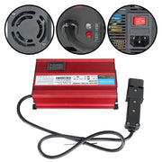 DURAFORCE 48 Volt 12Amp "Barrel" 2 Pin Style Plug Charger Fit For Yamaha G19-G22 Golf Cart