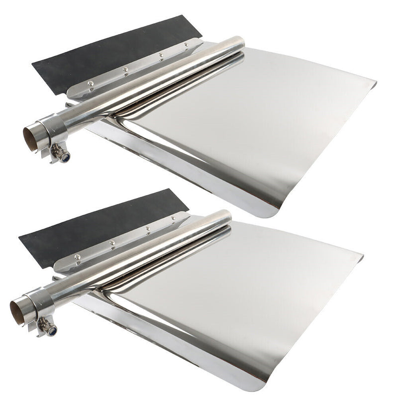 DURAFORCE 24"x24" Quarter Fender Set Stainless Steel Fit For Volvo VNL Semi Truck