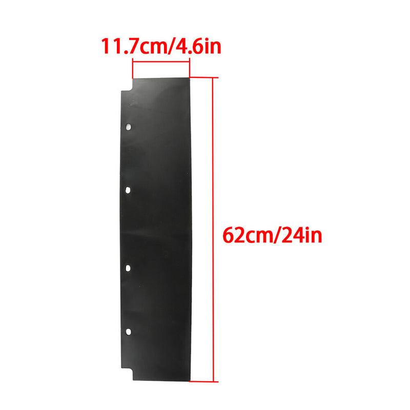DURAFORCE 24"x24" Quarter Fender Set Stainless Steel Fit For Volvo VNL Semi Truck