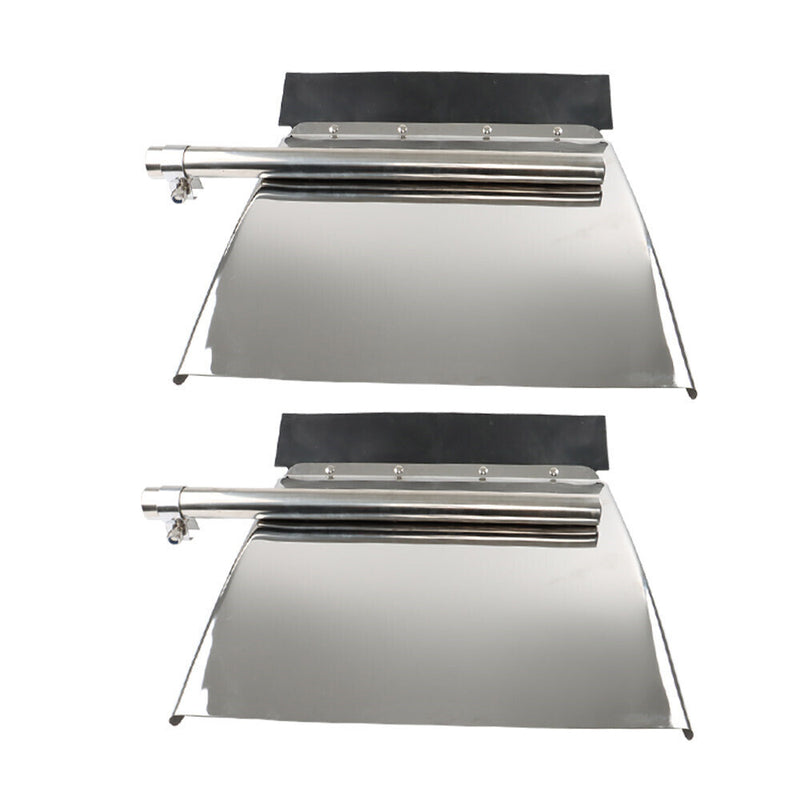 DURAFORCE 24"x24" Quarter Fender Set Stainless Steel Fit For Volvo VNL Semi Truck