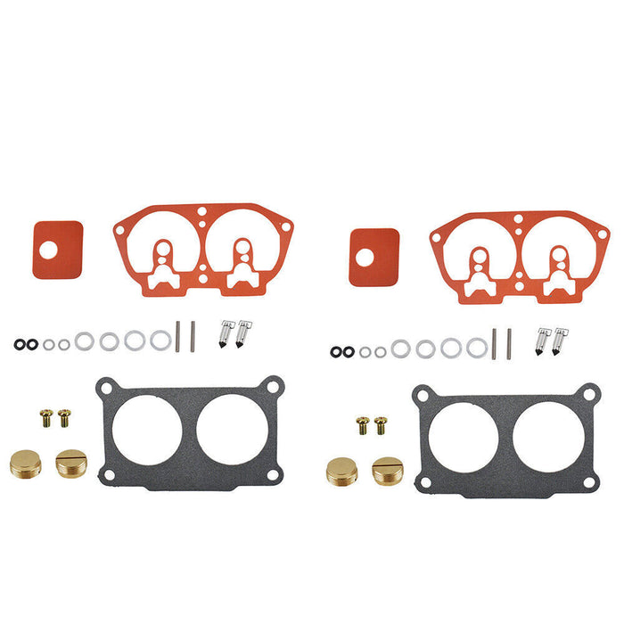 DURAFORCE 2* Carb Carburetor Rebuild Kit Fit For Yamaha 115 130 HP 1986-1995 Outboard V-4