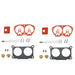 DURAFORCE 2* Carb Carburetor Rebuild Kit Fit For Yamaha 115 130 HP 1986-1995 Outboard V-4