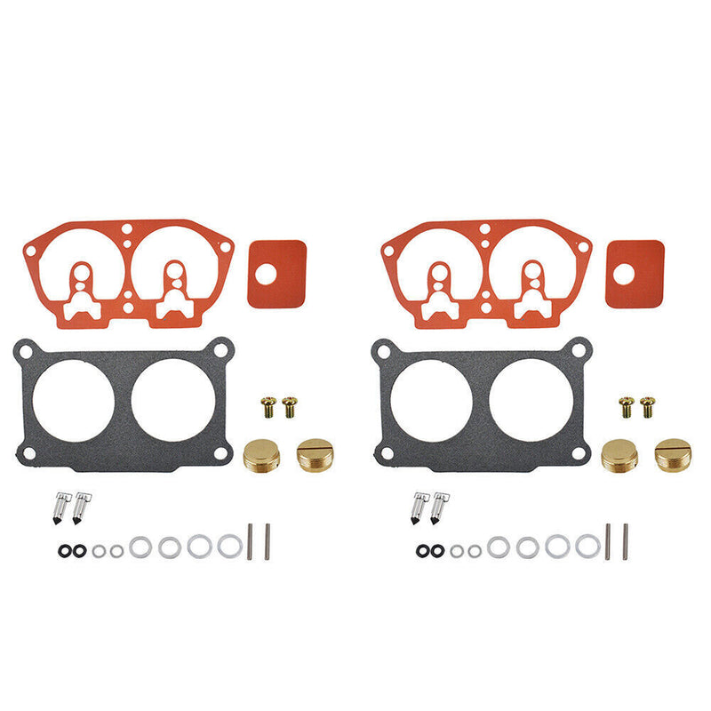 DURAFORCE 2* Carb Carburetor Rebuild Kit Fit For Yamaha 115 130 HP 1986-1995 Outboard V-4