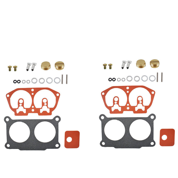 DURAFORCE 2* Carb Carburetor Rebuild Kit Fit For Yamaha 115 130 HP 1986-1995 Outboard V-4