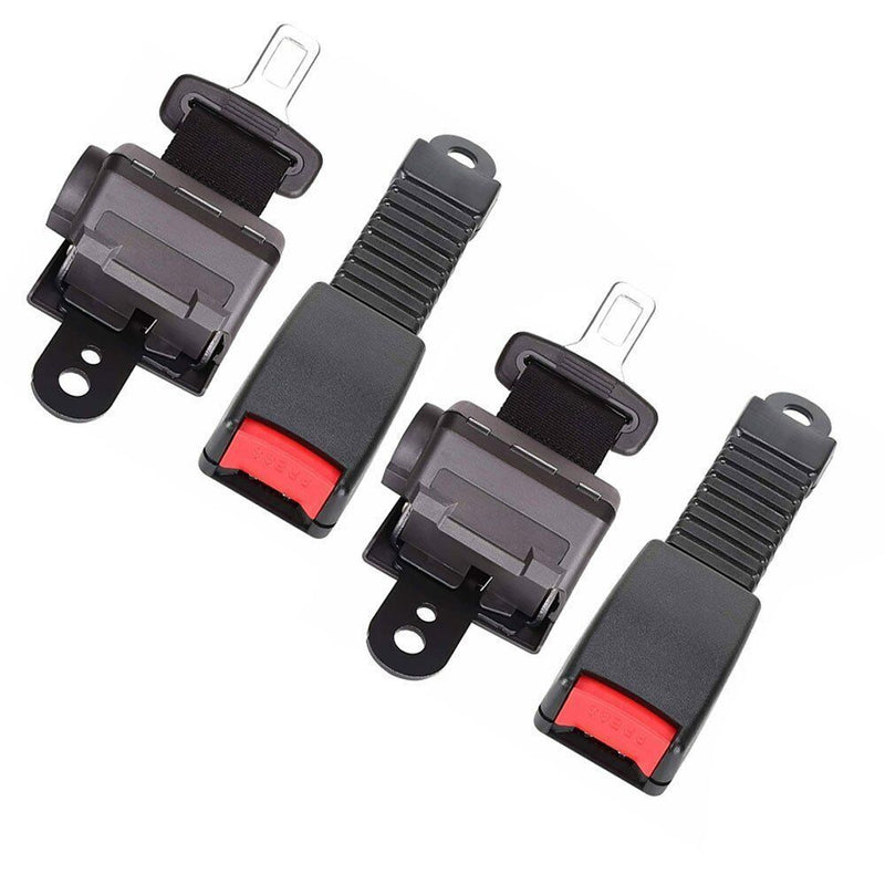 DURAFORCE 42" Universal Golf Cart Seat Belts Set Retractable 2pcs For EZGO/Yamaha/Club Car