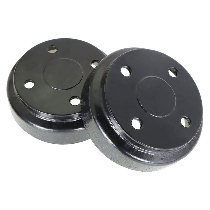 DURAFORCE 2 PCS Rear Brake Drums For Club Car DS & Precedent Golf Carts electric 1995+