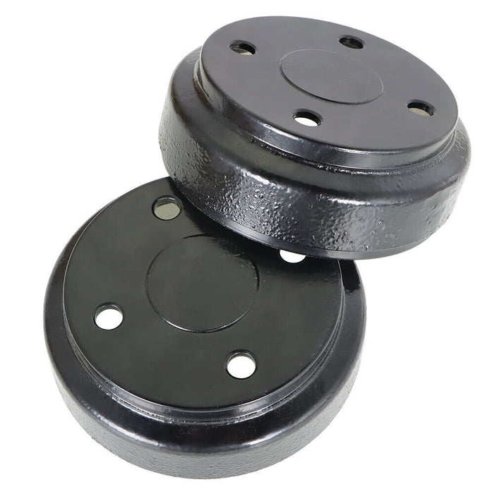 DURAFORCE 2 PCS Rear Brake Drums For Club Car DS & Precedent Golf Carts electric 1995+