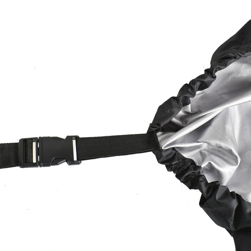 DURAFORCE Heavy Duty Trailerable Sled Storage Cover fit for Snowmobile up to 90" L black