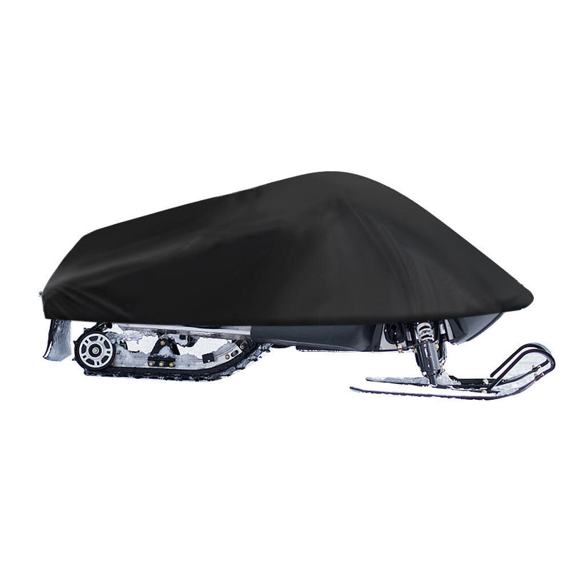 DURAFORCE Heavy Duty Trailerable Sled Storage Cover fit for Snowmobile up to 90" L black