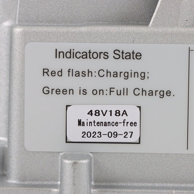 DURAFORCE Golf Cart 48V 17A Battery Charger Set For Club Car DS/Precedent 3-Pin Round Plug