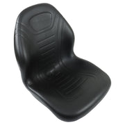 DURAFORCE John Deere Skid Steer Black Bucket Seat Fits 240 250 315 328D 332 7775 ETC