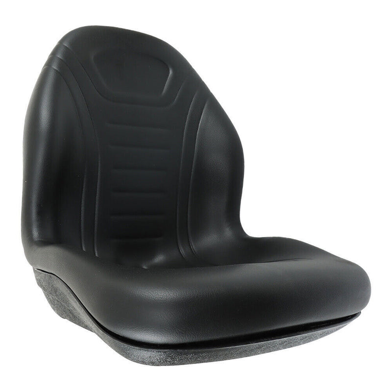 DURAFORCE John Deere Skid Steer Black Bucket Seat Fits 240 250 315 328D 332 7775 ETC