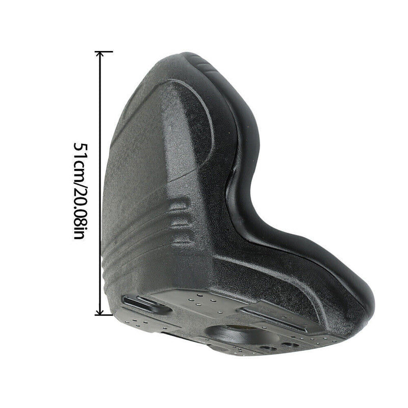 DURAFORCE John Deere Skid Steer Black Bucket Seat Fits 240 250 315 328D 332 7775 ETC
