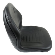 DURAFORCE John Deere Skid Steer Black Bucket Seat Fits 240 250 315 328D 332 7775 ETC