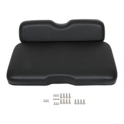 DURAFORCE Golf Front Seat Cushion Set For E-Z-GO RXV, Freedom RXV 2008-Up Models Black