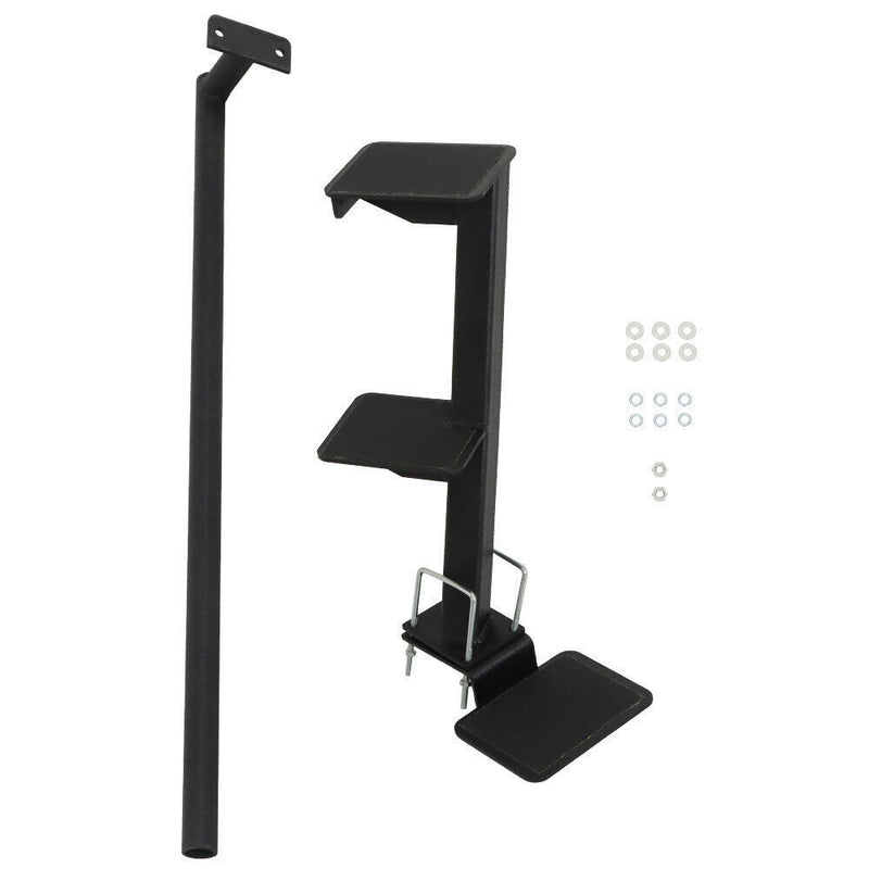 DURAFORCE New 3 Step Boat Step Combo Boat Trailer Steps Replacement For Universal
