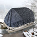 DURAFORCE 21-24ft Heavy Duty Trailerable Waterproof Boat Cover Fishing Ski Beam Gray