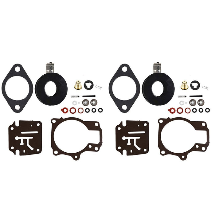 DURAFORCE 2 Carburetor Rebuild Kit For Johnson Evinrude 18HP 20HP 25HP 28HP 30HP 40HP
