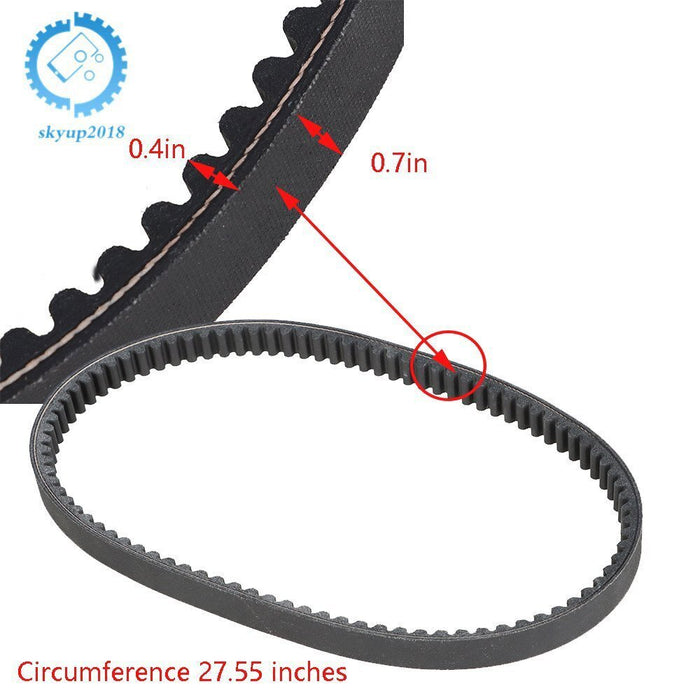 DURAFORCE 2×Go Kart Torque Converter Belt For Comet203597 203597A 203597B 203597C 30Series