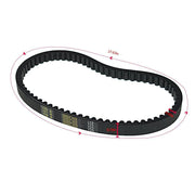 DURAFORCE 3 Rubber belts Go Kart Drive Belt 725 for 30 Series torque converter- 3pc SET