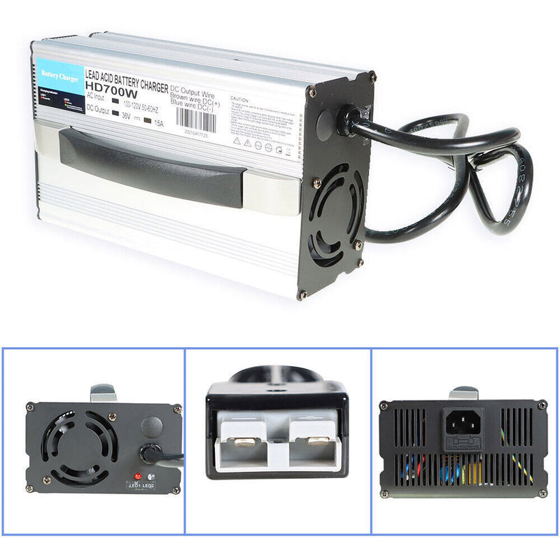 DURAFORCE Fit For EZGO Marathon Golf Cart 36V 15A MODZ Battery Charger SB50 Handle