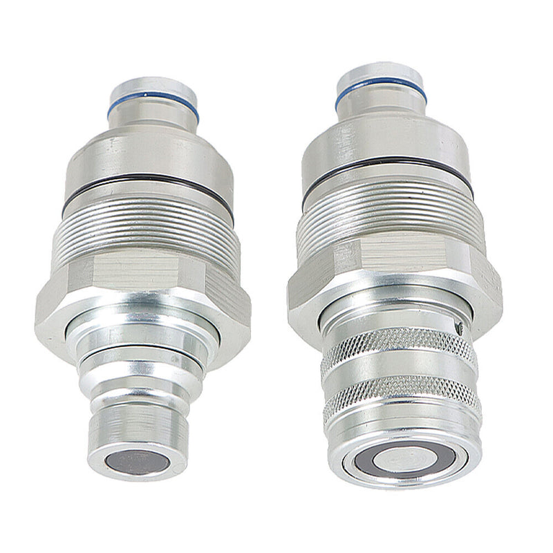 DURAFORCE Male & Female Flat Face Coupler Kit 7246802 7246799 For Bobcat S450-S770 T450