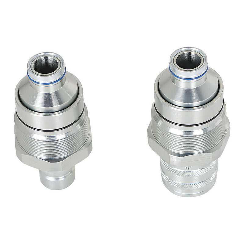 DURAFORCE Male & Female Flat Face Coupler Kit 7246802 7246799 For Bobcat S450-S770 T450