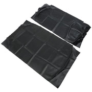 DURAFORCE Black Color Golf Carts Front Seat Covers Fits For Club Car Ds 2000.5 & Up