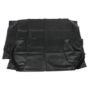 DURAFORCE Black Color Golf Carts Front Seat Covers Fits For Club Car Ds 2000.5 & Up
