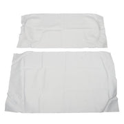 DURAFORCE Black Color Golf Carts Front Seat Covers Fits For Club Car Ds 2000.5 & Up