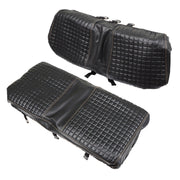 DURAFORCE For Club Car Precedent Front Seat Cover Kit Black Golf Carts-No Stapler Required
