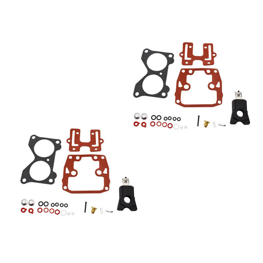 DURAFORCE 2set Carburetor Rebuild Kit for Johnson Evinrude V4 85 90 100 115 125 140 HP Hot