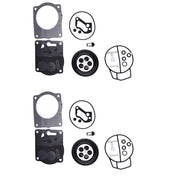 DURAFORCE 2X Carburetor Rebuild Kit 451469 for Sea Doo Sbni Dual 947 951 XP RX GSX GTX